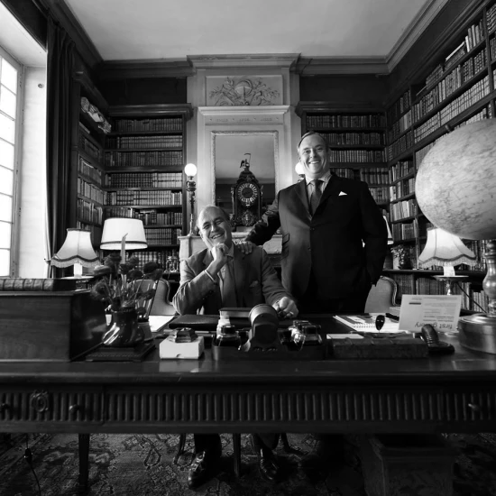 Philippe Castéja and his son Frédéric