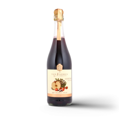 Obstkelterei van Nahmen Frucht-Secco Apfel-Heidelbeere-Kirsche